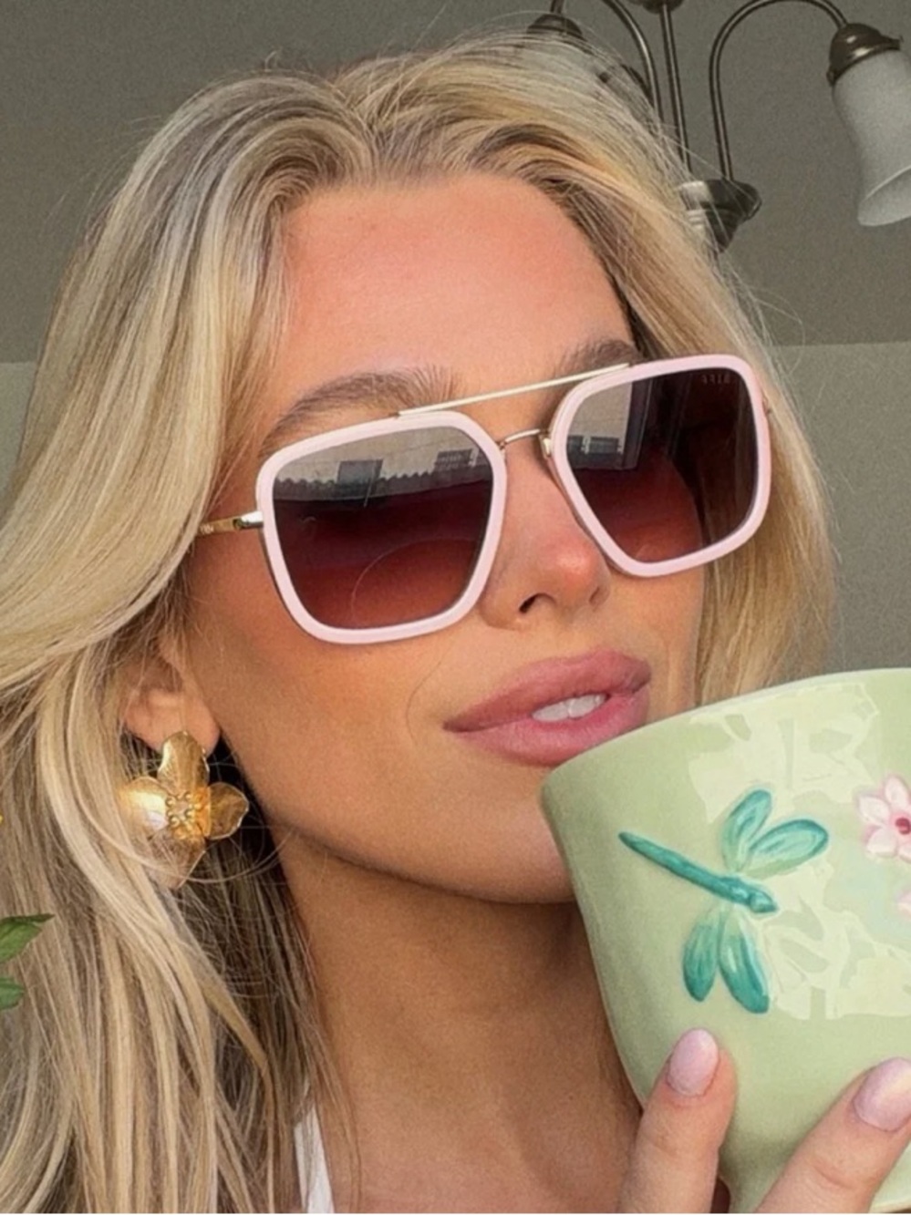Diff Pink Jordan Sunglasses